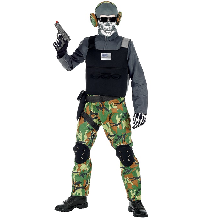 Costum Soldat Schelet