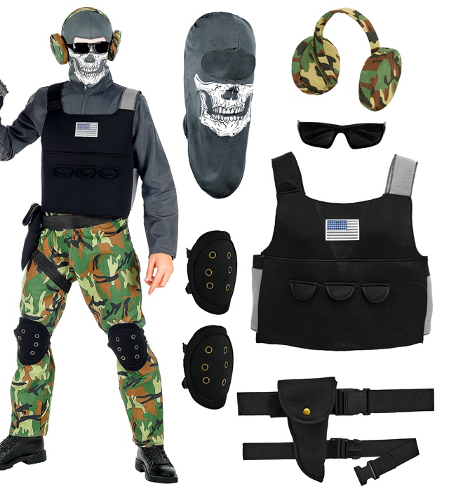 Costum Soldat Schelet