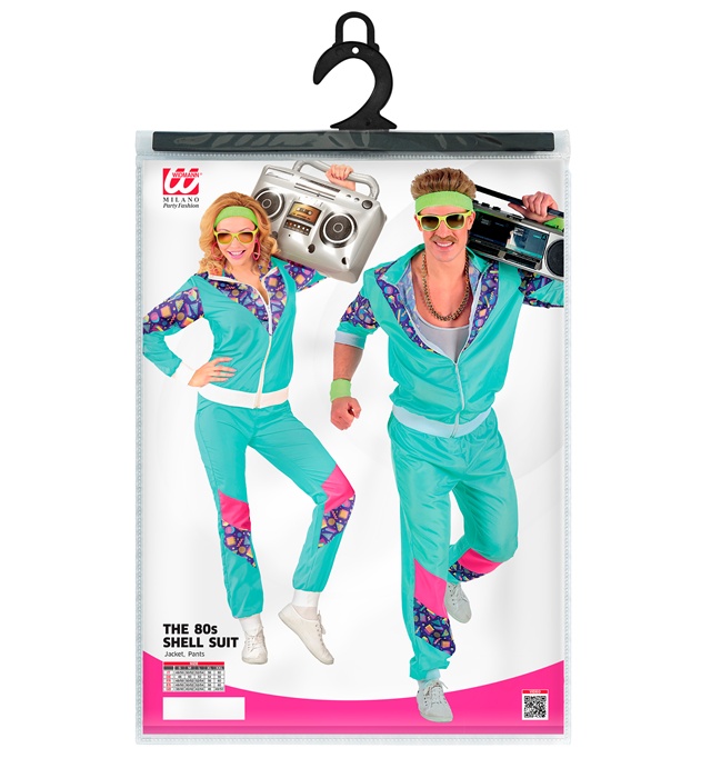 Costum Anii 80 Bleu