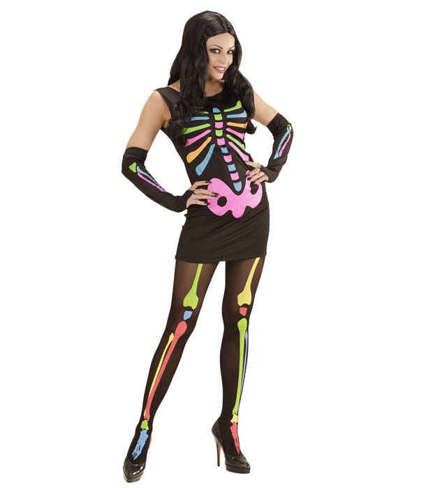 Costum Schelet Neon Femei