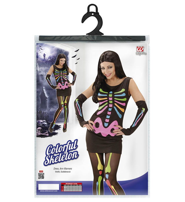 Costum Schelet Neon Femei
