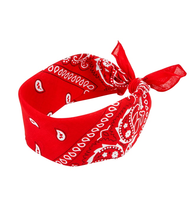 Bandana Roșie 55x55 Cm