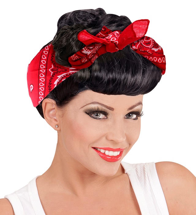 Bandana Roșie 55x55 Cm