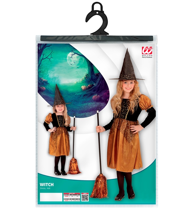 Costum Vrajitoare Elegant 3-5 Ani
