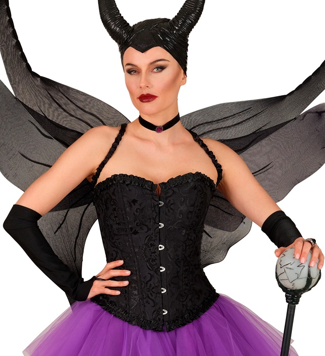 Manusi Negre Satin Fara Degete