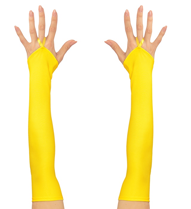 Manusi Neon Galben Fara Degete