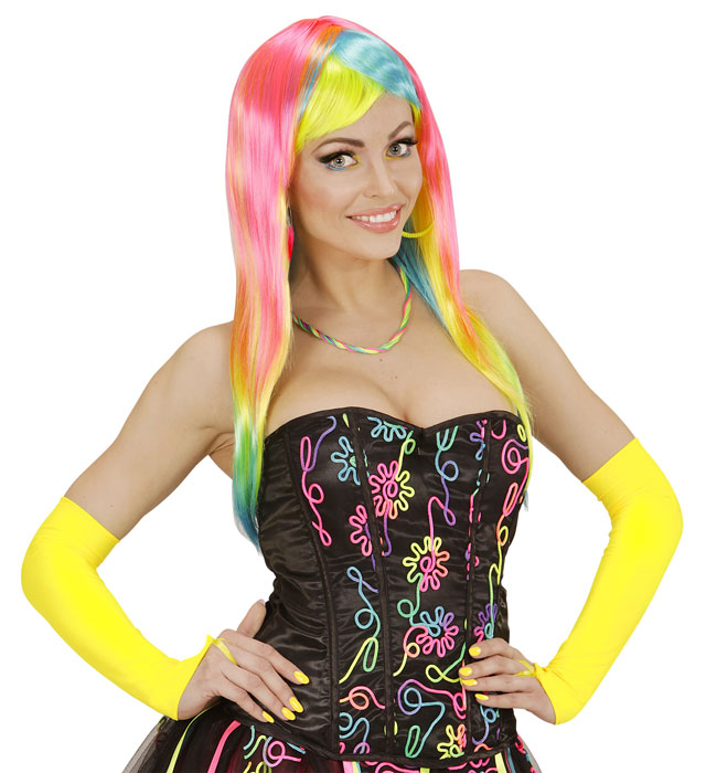 Manusi Neon Galben Fara Degete