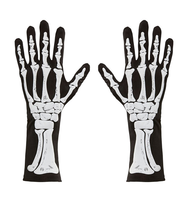 Manusi Negre Schelet 35 cm