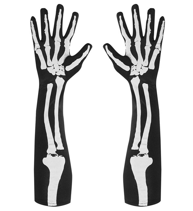 Manusi Negre Schelet 50 cm