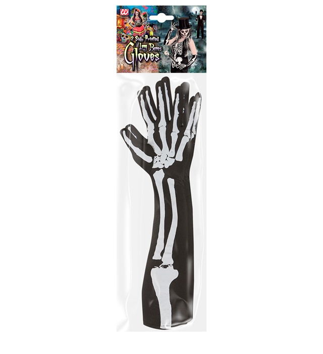 Manusi Negre Schelet 50 cm