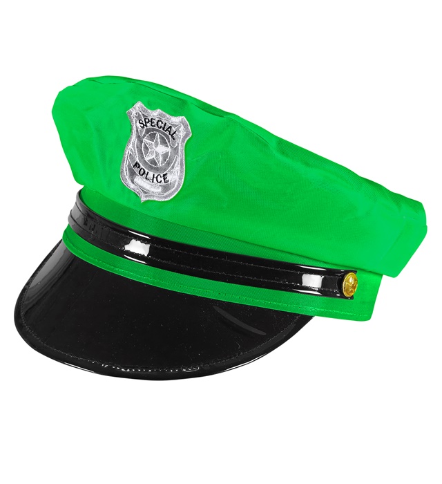 Pălărie Politist Verde Neon