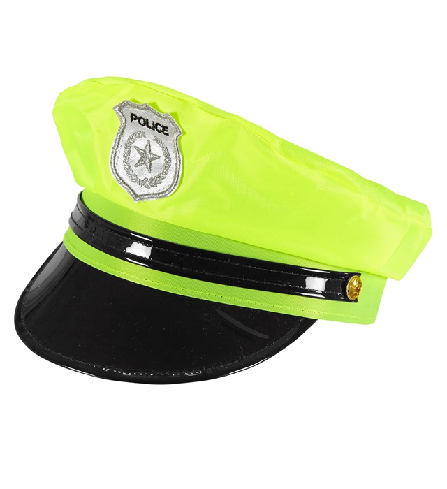 Pălărie Politist Galben Neon