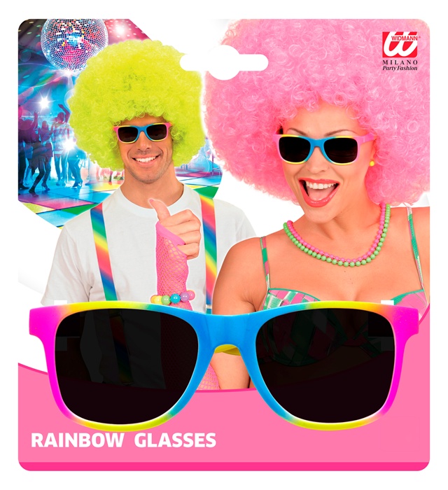 Ochelari Disco Curcubeu