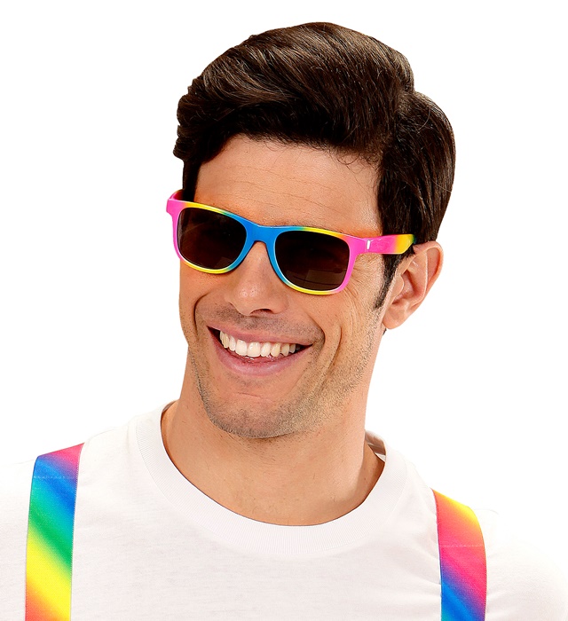 Ochelari Disco Curcubeu