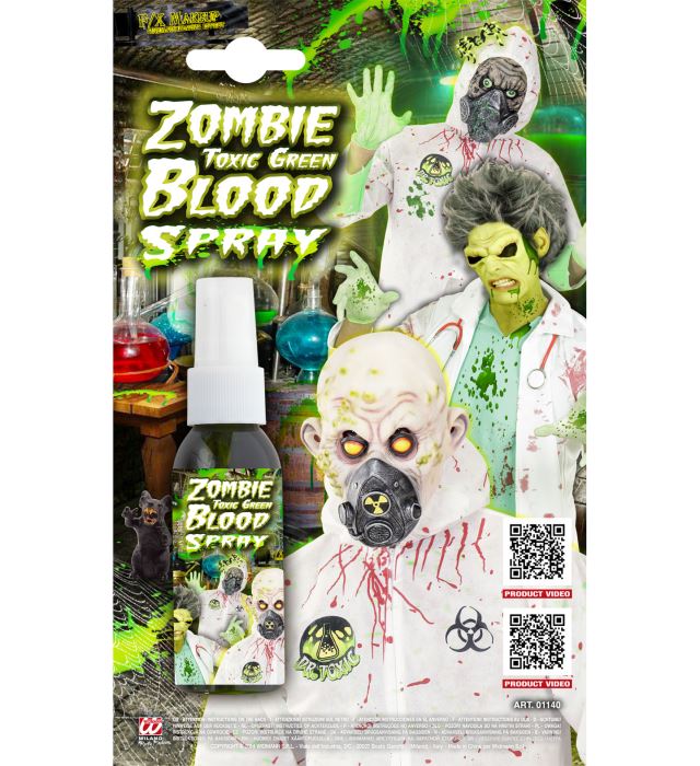 Spray Sange Verde Zombie