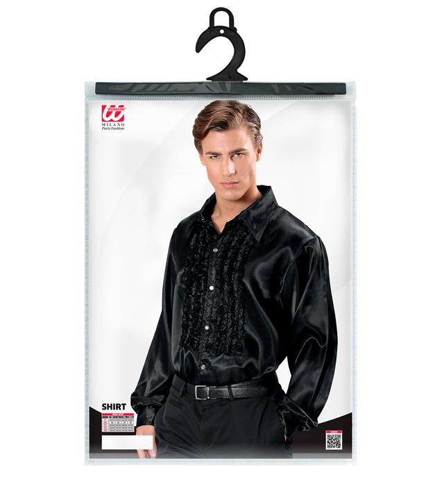 Camasa Neagra Satin