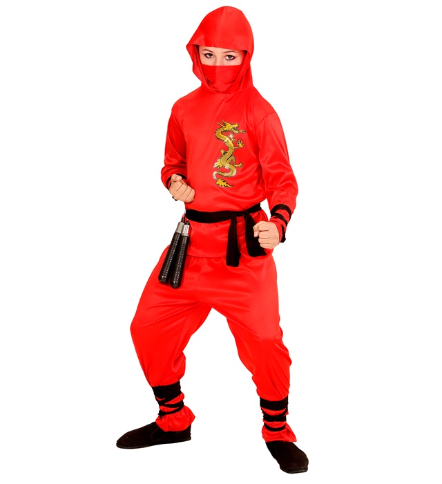 Costum Ninja Dragon Rosu