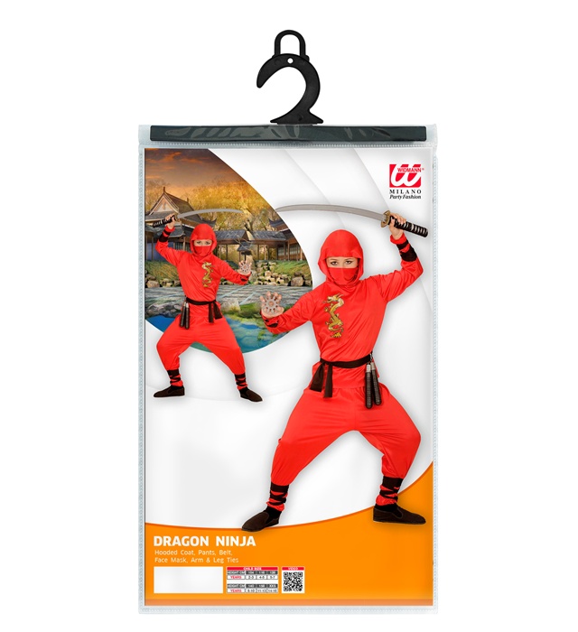 Costum Ninja Dragon Rosu