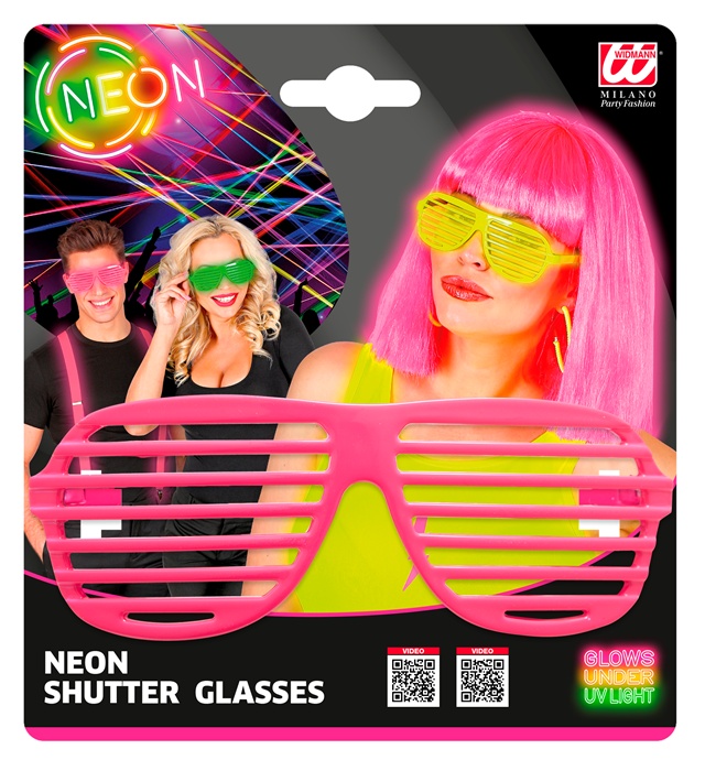 Ochelari Disco Neon Roz