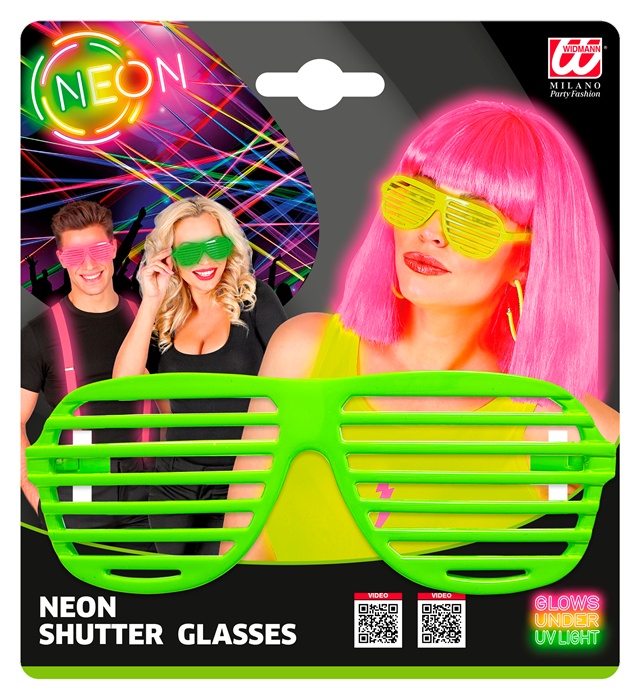Ochelari Disco Neon Verzi