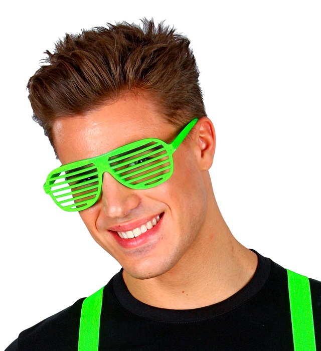 Ochelari Disco Neon Verzi
