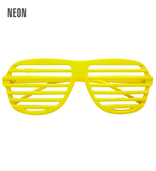 Ochelari Disco Neon Galbeni