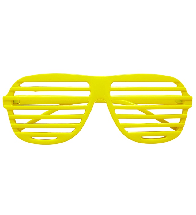 Ochelari Disco Neon Galbeni