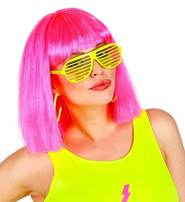 Ochelari Disco Neon Galbeni