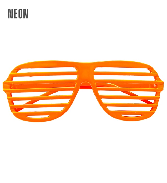 Ochelari Disco Neon Portocalii