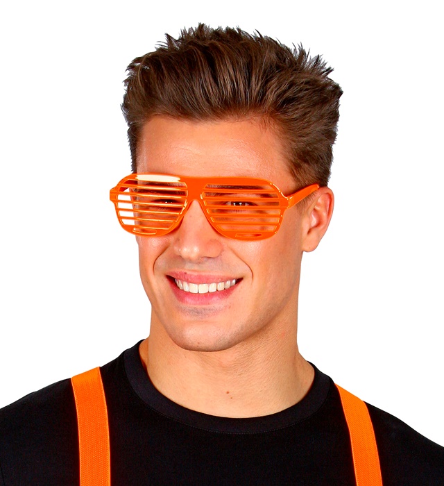 Ochelari Disco Neon Portocalii