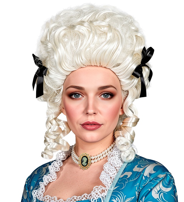 Peruca Marie Antoinette Ivory