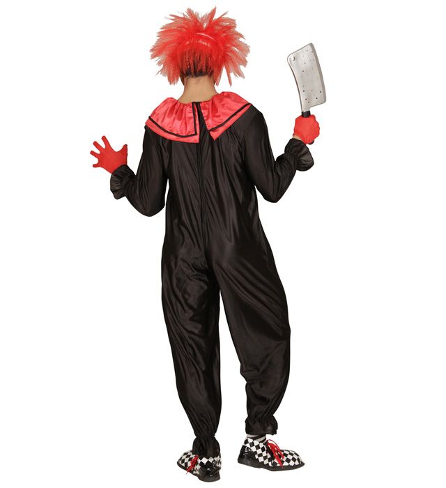 Costum Clown Salopeta Neagra