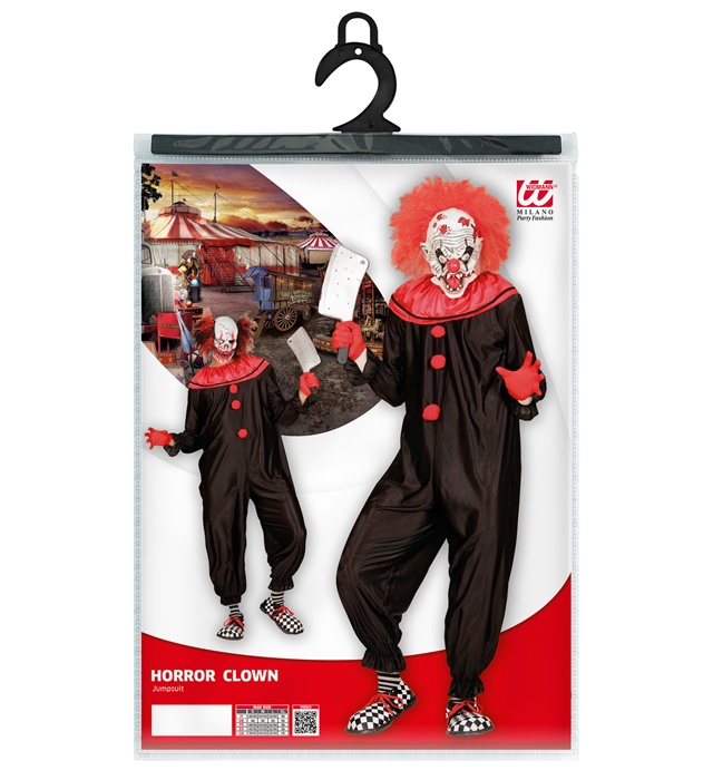 Costum Clown Salopeta Neagra