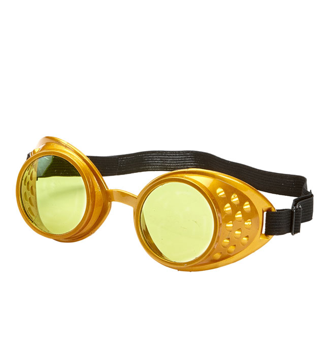 Ochelari Steampunk Aurii