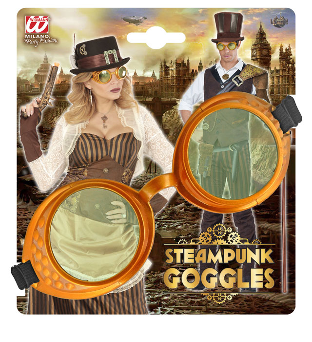Ochelari Steampunk Aurii