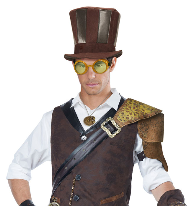 Ochelari Steampunk Aurii