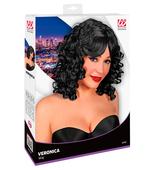Peruca Veronica Bruneta