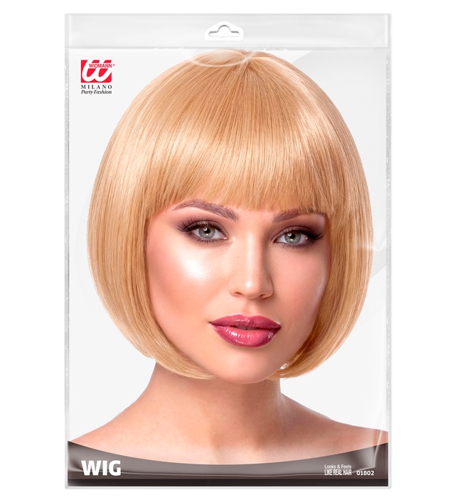 Peruca Bob Chanel Blonda