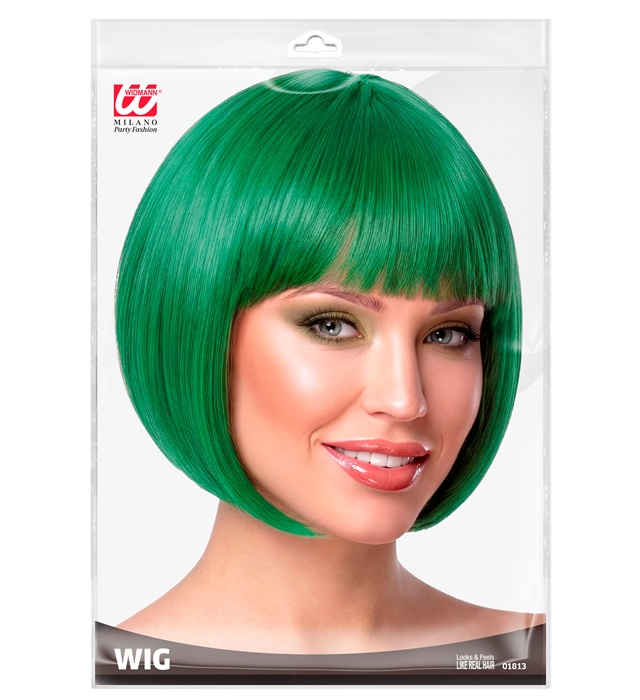 Peruca Bob Chanel Verde
