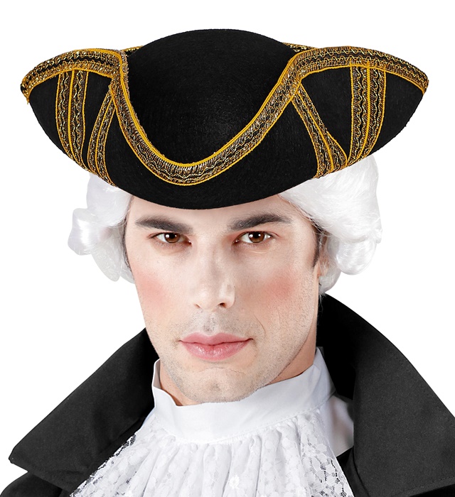Palarie Tricorn Neagra