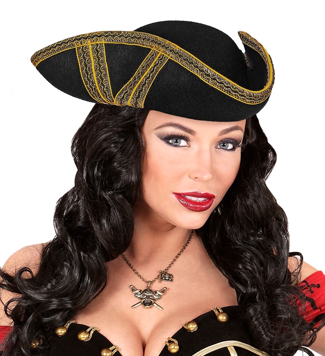 Palarie Tricorn Neagra