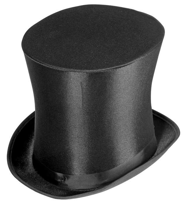 Pălărie Joben Inalt Satin