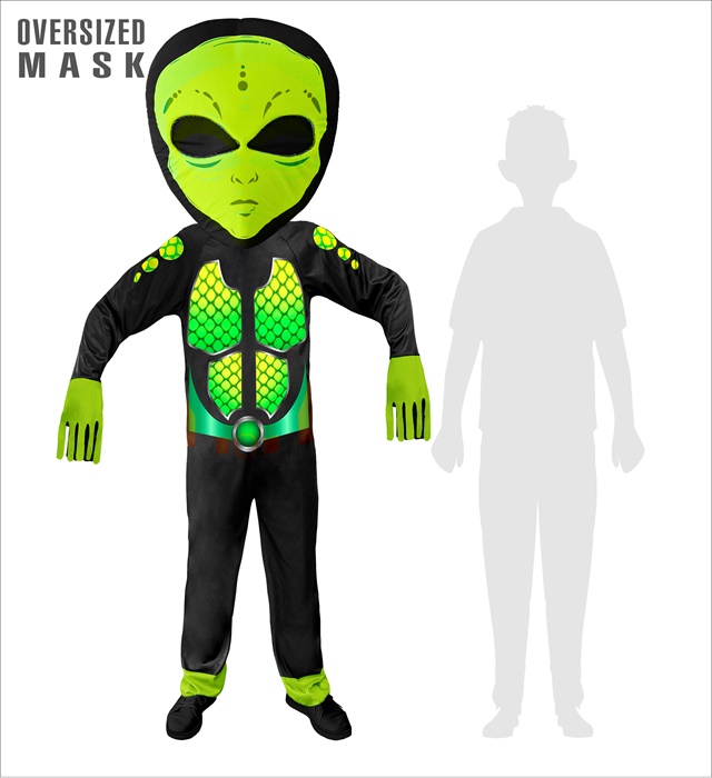 Costum Extraterestru Space Alien Copii