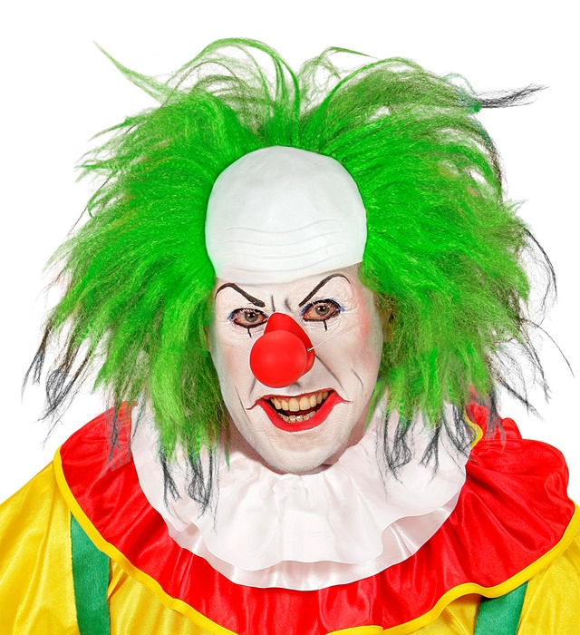 Peruca Clown Verde