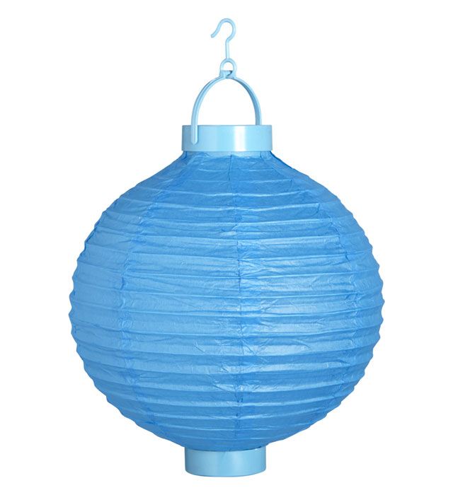 Lampion Luminos Albastru