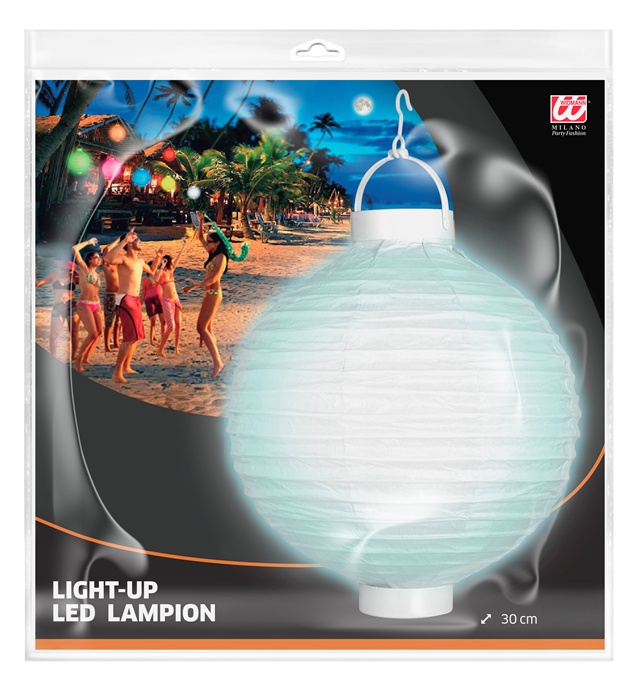 Lampion Luminos Alb