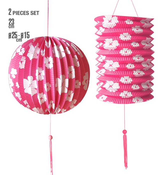 Set 2 Piese Decor Roz
