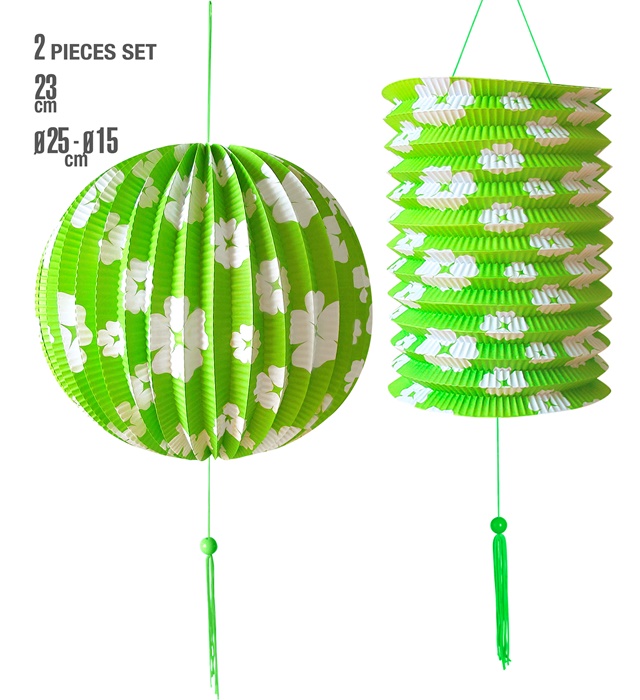 Set 2 Piese Decor Verde