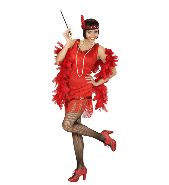 Costum Charleston Rosu