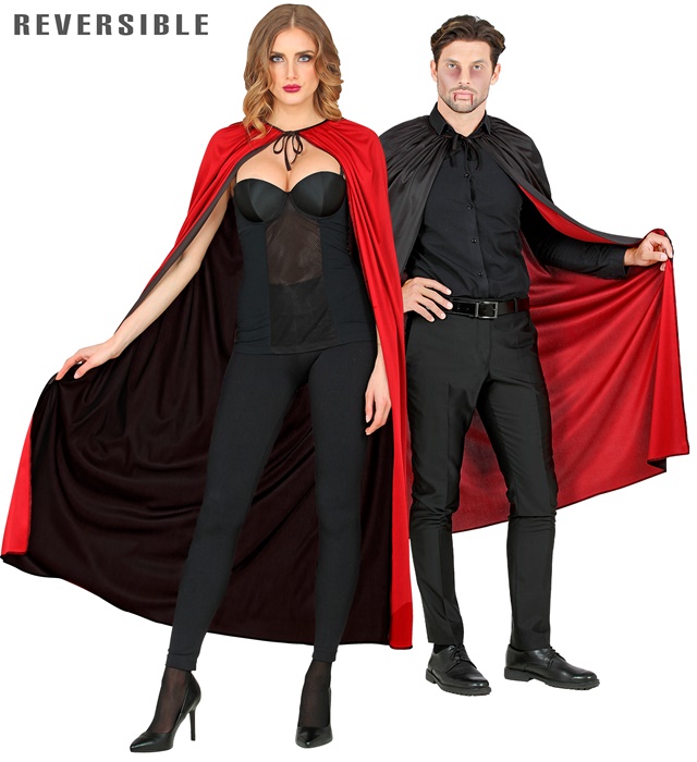 Pelerina Reversibila Negru/Rosu